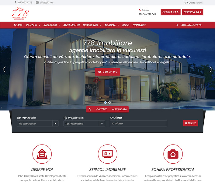 778 Imobiliare  - agentie imobiliara Bucuresti