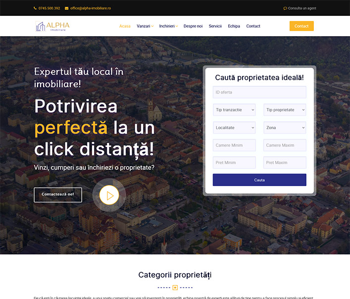 Alpha Imobiliare - agentie imobiliara Bistrita
