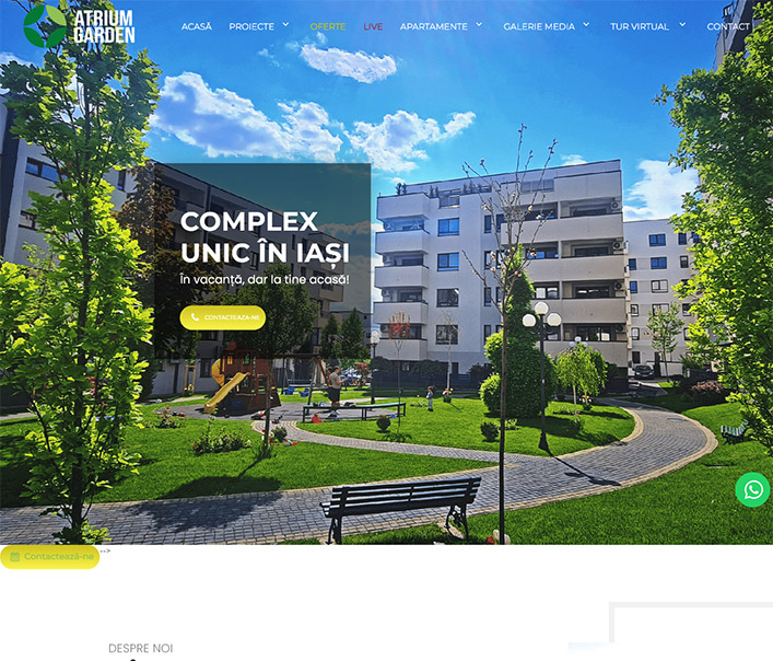 Atrium Garden - dezvoltator imobiliar Iasi