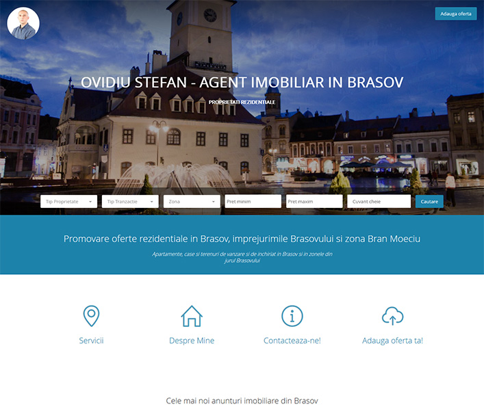 Website de nisa - oferte rezidentiale - Brasov
