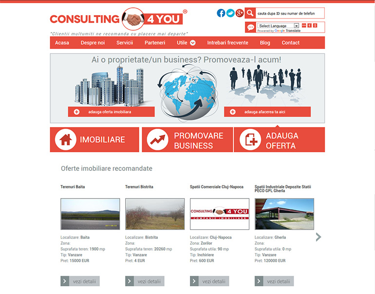Consulting 4 you - agentie imobiliara Toplita