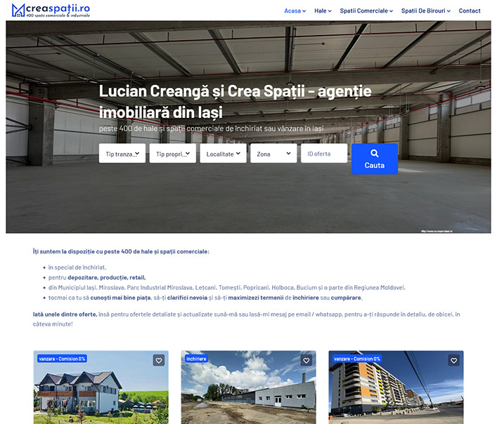 Crea Spatii - agentie imobiliara Iasi