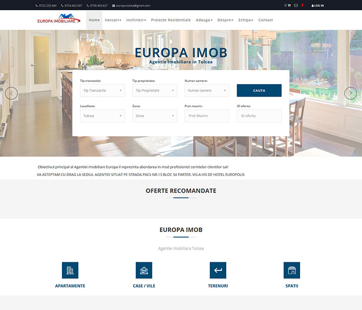 Europa Imobiliare - agentie imobiliara Tulcea