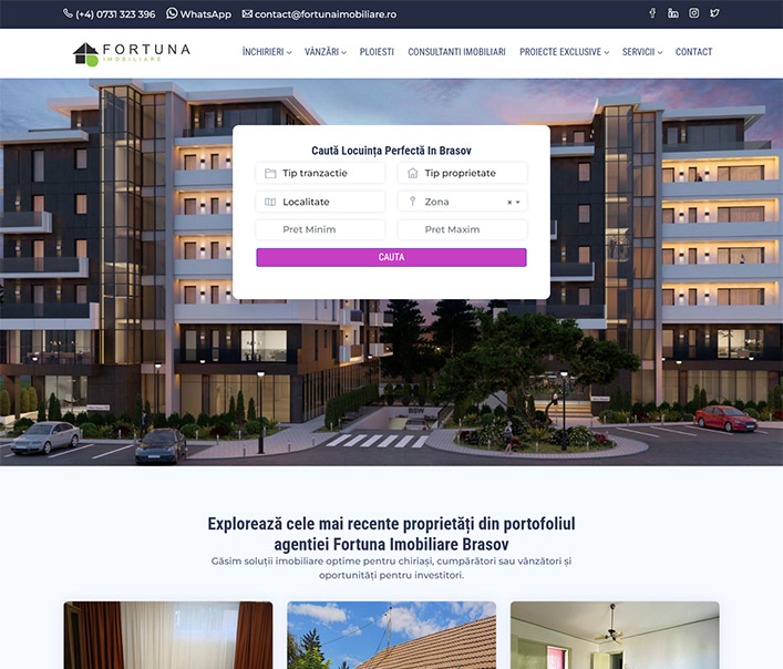 Fortuna Imobiliare - agentie imobiliara Brasov