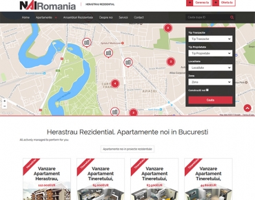 Website de nisa - inchirieri si vanzari apartamente in zona Dorobanti Bucuresti