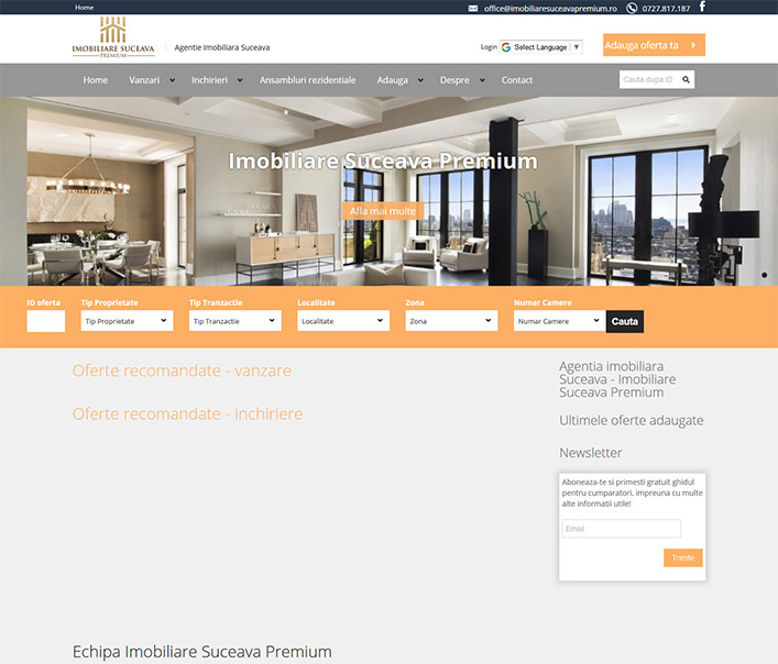 Imobiliare Suceava Premium - agentie imobiliara Suceava