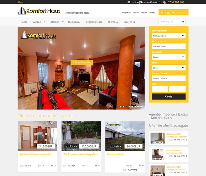 Komfort Haus - agentie imobiliara Bacau