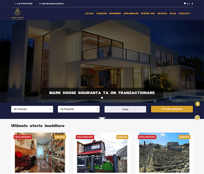 Mark House  - agentie imobiliara Bacau
