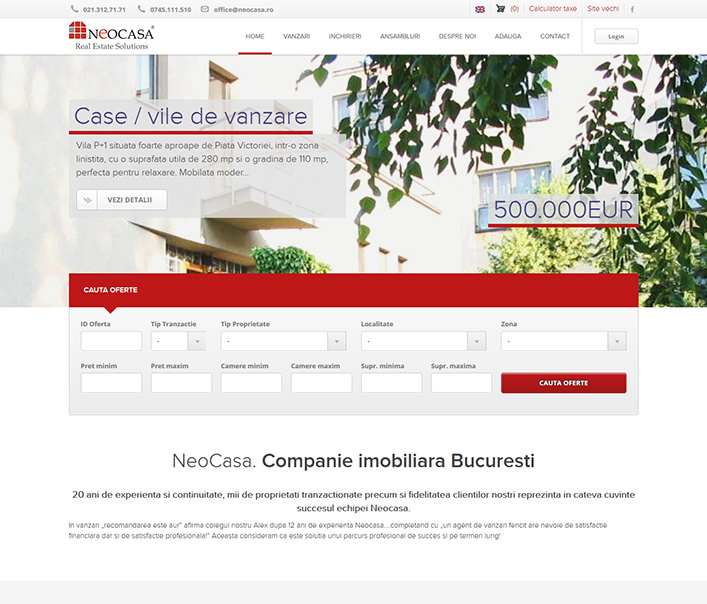 Neocasa - agentie imobiliara Bucuresti
