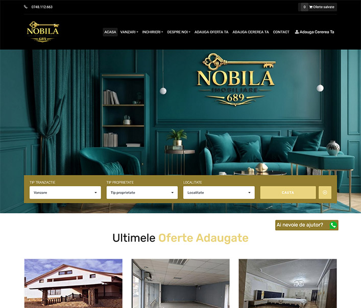 Nobila Imobiliare 689 - agentie imobiliara Onesti