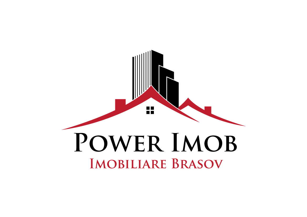 Design logo agentie Imobiliara - Power Imob - Brasov