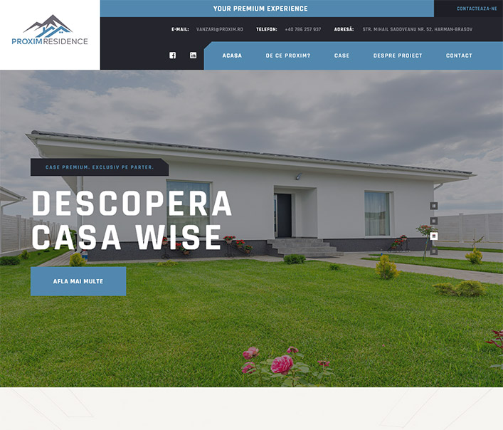 Proxim Residence - dezvoltator imobiliar Brasov