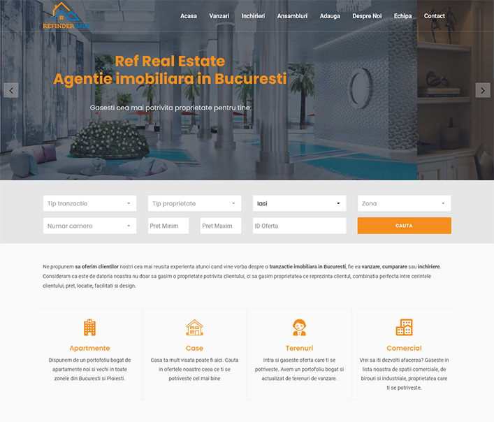 RefinderImob - agentie imobiliara Bucuresti