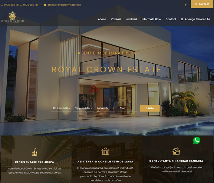Royal Crown Estate - agentie imobiliara Bucuresti