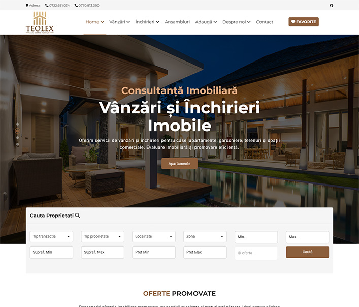 Teolex - agentie imobiliara Barlad