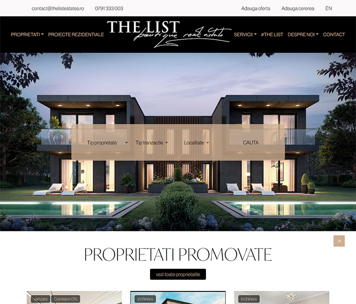 The List Estates - agentie imobiliara Bucuresti