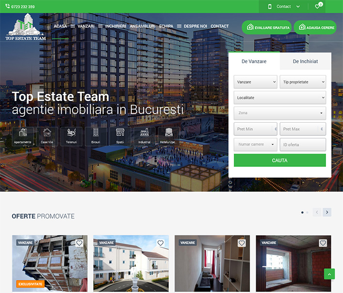 TET Topestateteam - agentie imobiliara Bucuresti